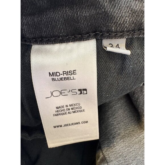 Joes Jeans Skinny Ankle Size 24 Mid- Rise Bluebell Stretch Black Wash Denim NWT - Picture 5 of 10